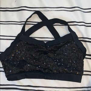 Sequin sports bra/dance costume